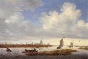 RUYSDAEL, Salomon van, A View of Deventer